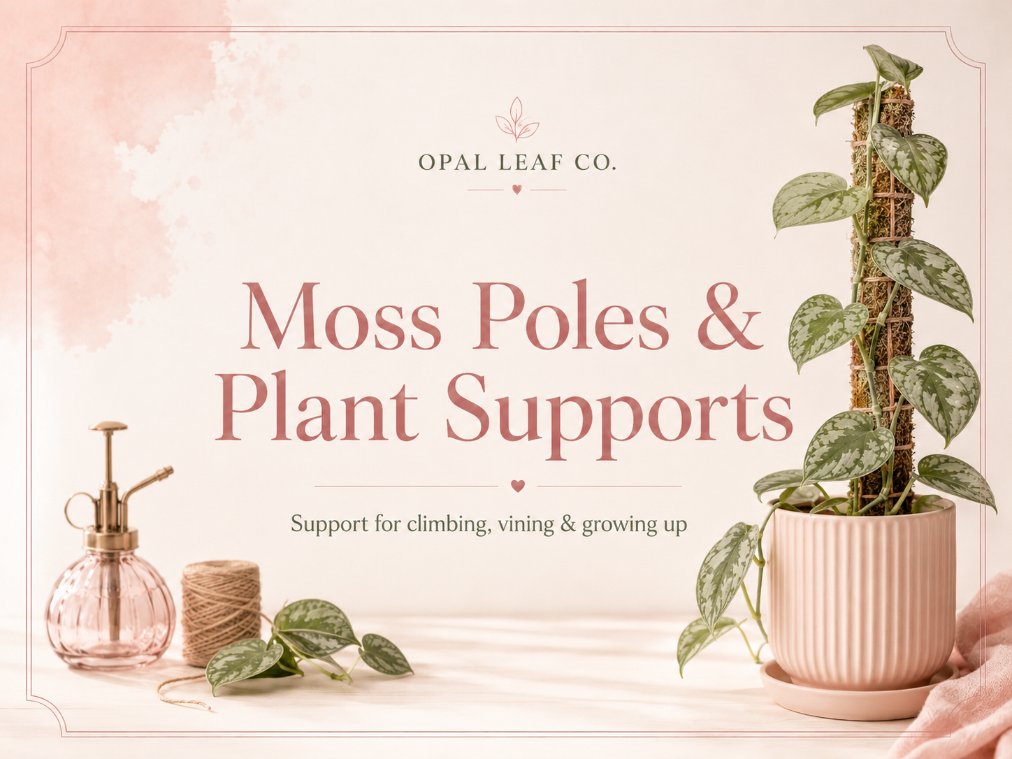 Moss Poles & Plant Supports