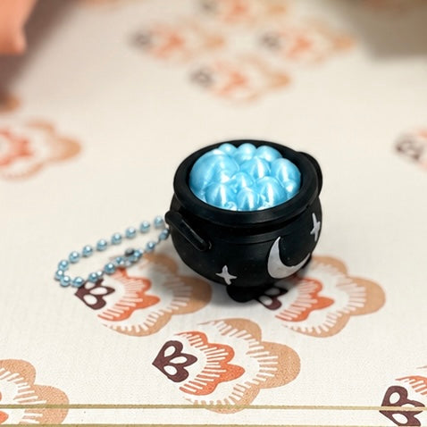 Mini Cauldron Fidget Clicker & Keychain| 3D-Printed Magical Desk Accessory