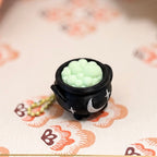 Mini Cauldron Fidget Clicker & Keychain| 3D-Printed Magical Desk Accessory