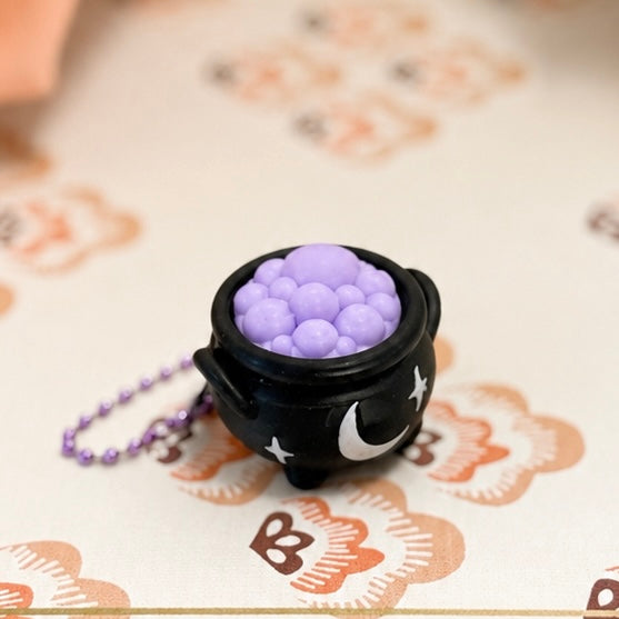 Mini Cauldron Fidget Clicker & Keychain| 3D-Printed Magical Desk Accessory