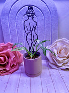 Goddess Figure Plant Trellis