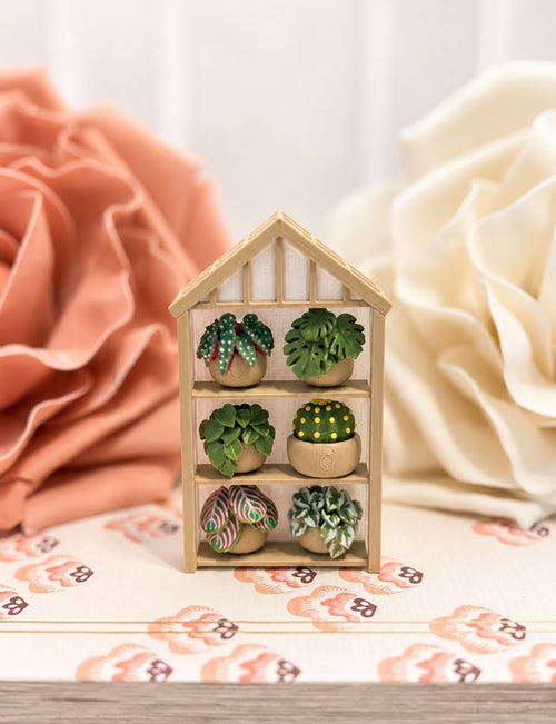 Greenhouse Plant Shelf Clicker | Botanical Desk Fidget