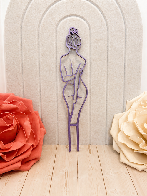 Goddess Figure Plant Trellis