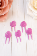 Propagation Pins - Set of 5 - Monstera Leaf