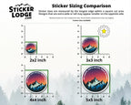 Sky Above Earth Below Peace Within Vinyl Sticker