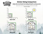 Sorry I'm Late I Was Dilly Dallying Goose Vinyl Sticker
