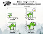 Lizard Meme Vinyl Sticker