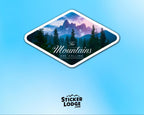 The Mountains Are Calling Vinyl Sticker