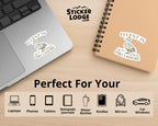 Fluent In Fowl Language Vinyl Sticker