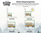 Struggle Bus Goose Vinyl Sticker