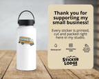 Struggle Bus Goose Vinyl Sticker