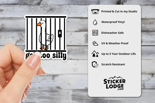 Got Too Silly Vinyl Sticker