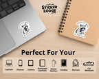Sorry For What My Face Said Vinyl Sticker
